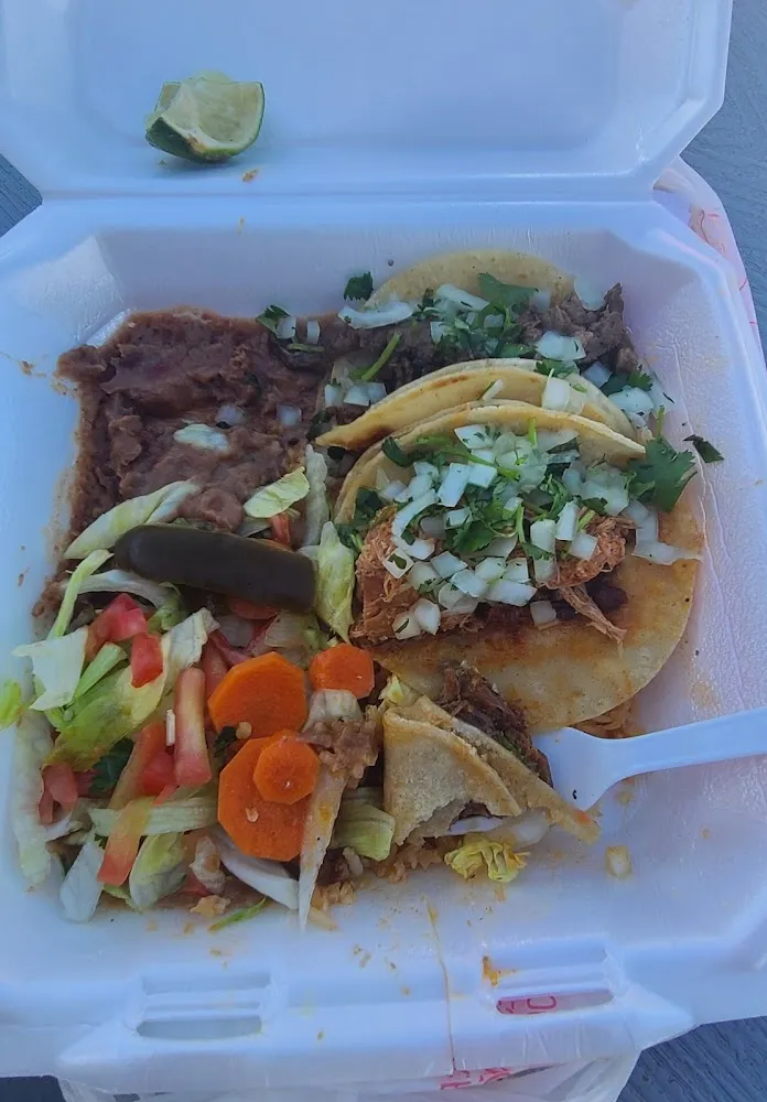 3 Tacos Mixtos Plate